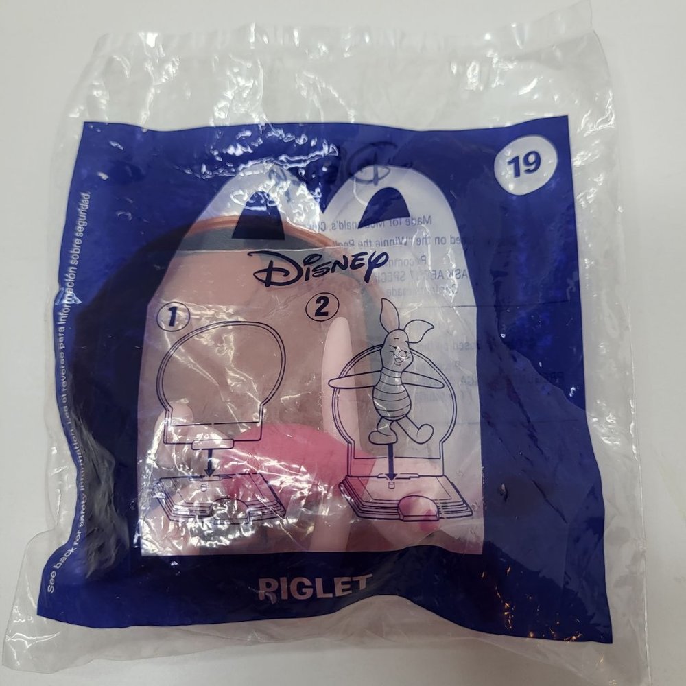 NEW 2021 McDONALD'S WALT DISNEY WORLD 50th ANNIVERSARY HAPPY MEAL TOY #19 Piglet